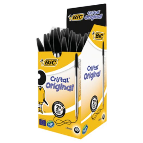 Picture of Bic Biro-Black x50